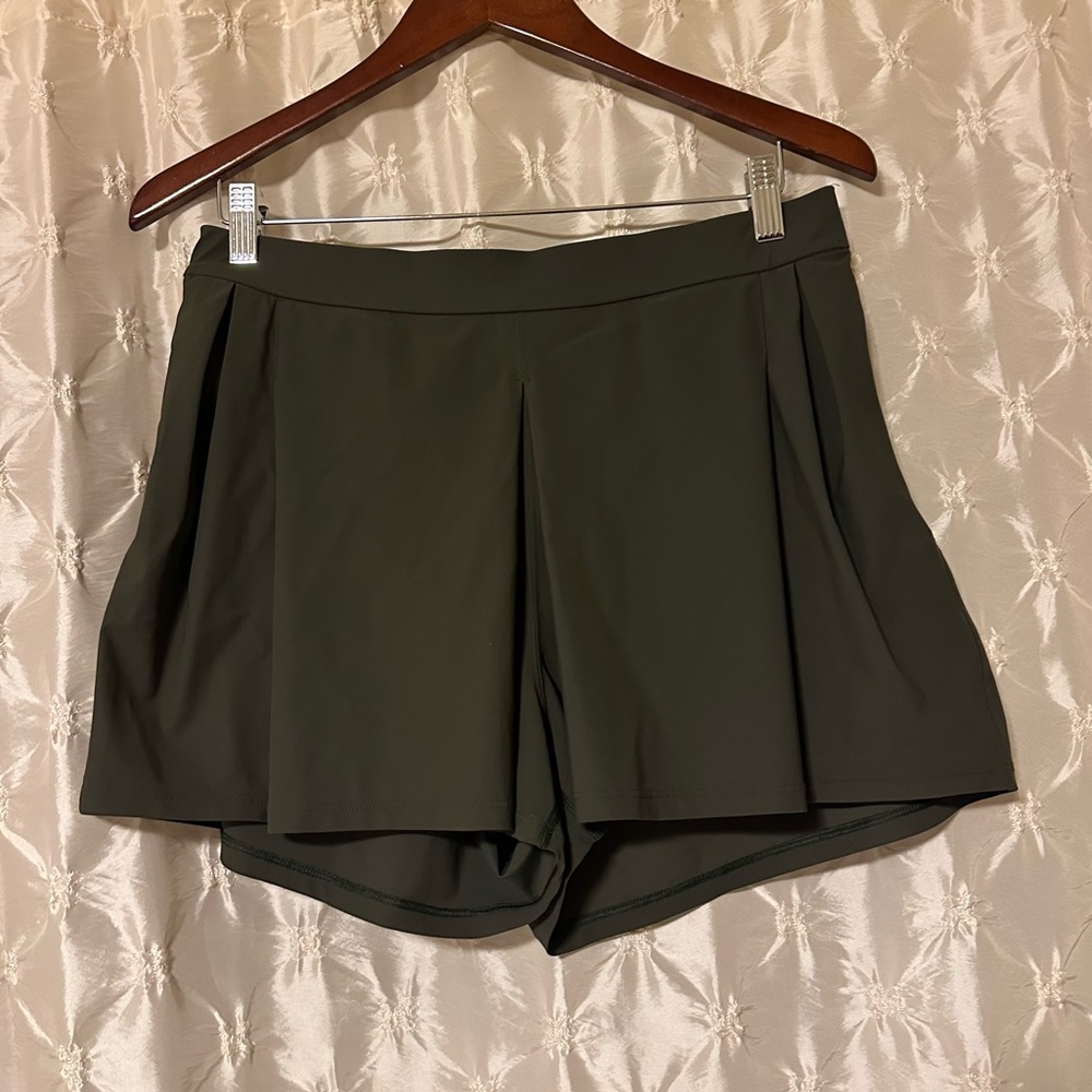 Lululemon City Skort Gator Green Skirt Shorts Tennis Travel Golf
